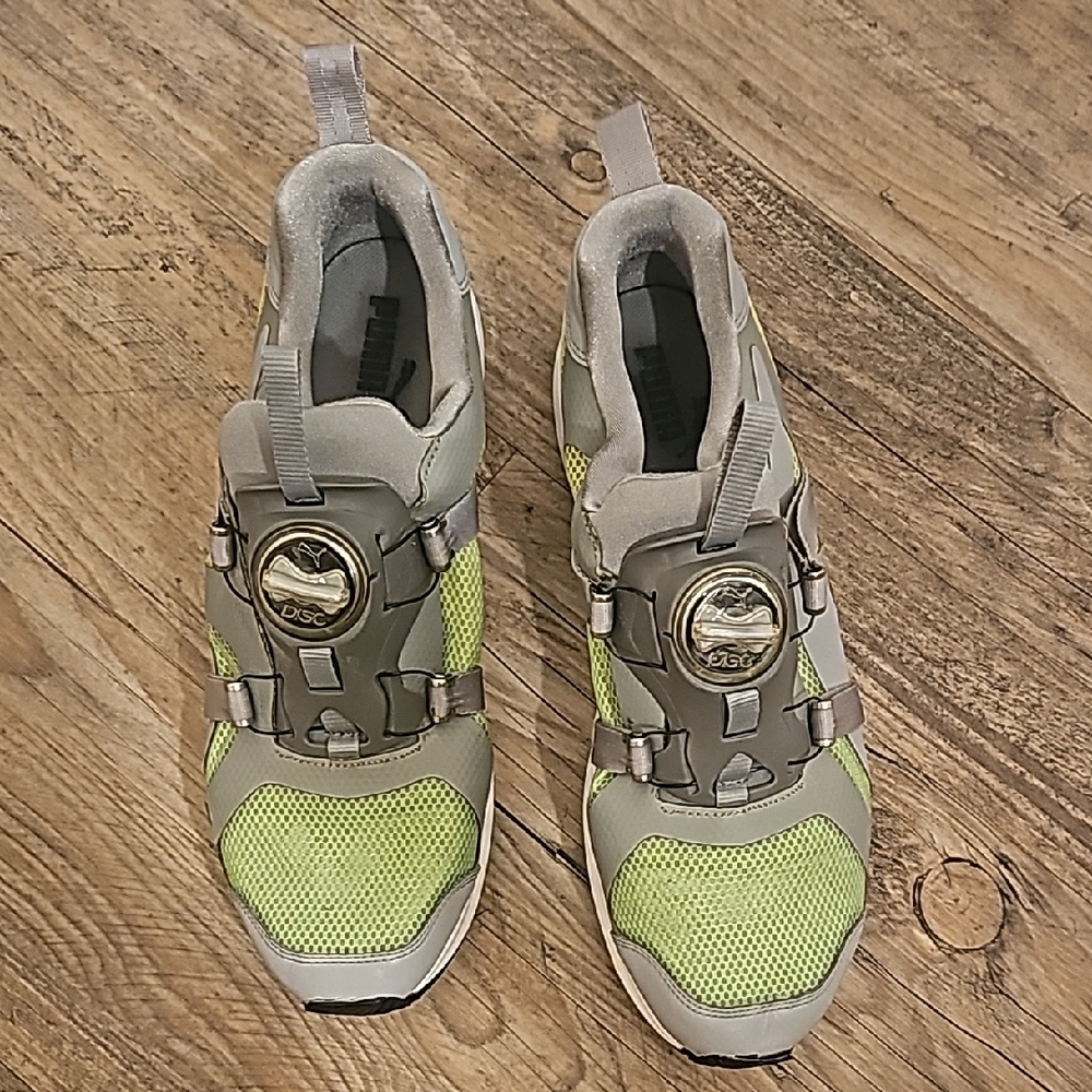 Puma Future Disc HST Mesh Lime Green & Gray Men's Sneakers